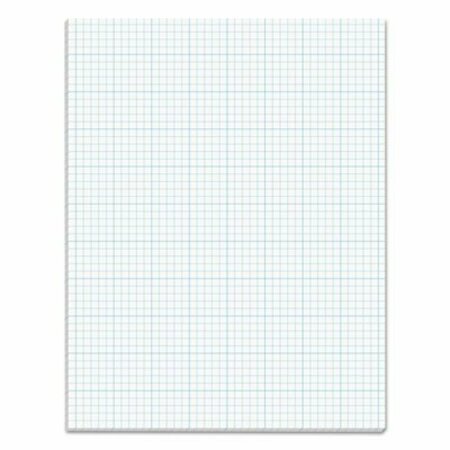 TOPS PRODUCTS TOPS, CROSS SECTION PADS, 5 SQ/IN QUADRILLE RULE, 8.5 X 11, WHITE, 50PK 35051